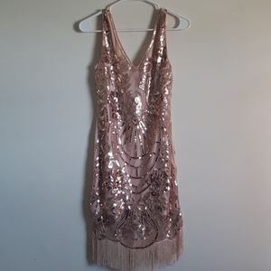Main Strip Vintage Style Dress